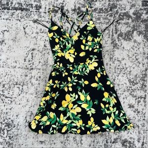 NINE BRITTON Lemon Skater LBD